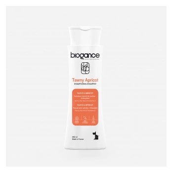 BIOGANCE Twany apricot shampoo - Шампоан за кучета и котки с оранжева и кафява козина 250 мл