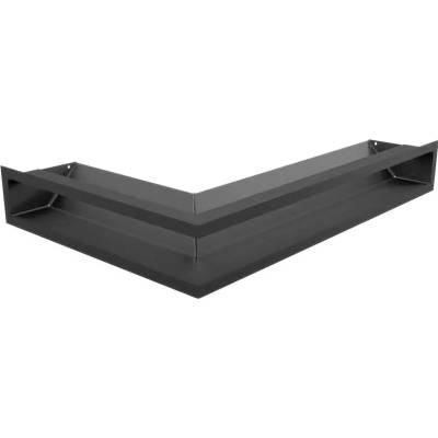 Kratki LUFT slim rohová 40 x 60x9 cm černá