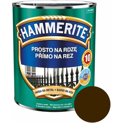 Hammerite Priamo na hrdzu matný 0,25 l hnedá