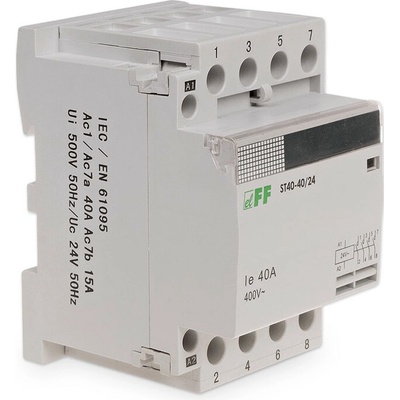ST40-40/24 - Elektromagnetický stýkač, 24V, 40A, 4x NO, AC1: 16kW / AC3: 5,5kW