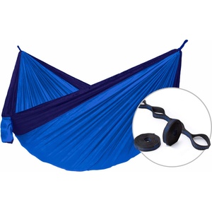 Hamaka Camping single + Slap Strap blue