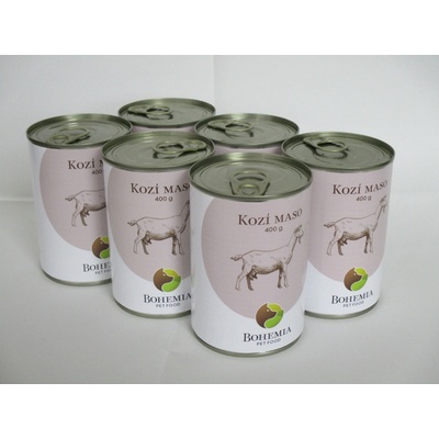 Bohemia Pet Food kozí ve vlastní šťávě 6 x 400 g