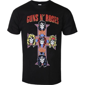 ROCK OFF мъжка тениска Guns N' Roses - Vintage Cross - GNRTS46MB