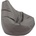 Pufrelax Калъф за пуф круша, 160л. , Nirvana Light - Teteron Grey, (Не съдържа пълнеж), за открито