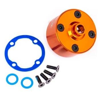 Traxxas тяло на диференциала алуминиево оранжево анодизирано