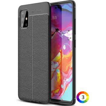Image 1 of Samsung Galaxy A51 Удароустойчив Litchi Skin Калъф и Протектор