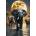 Norimpex - Puzzle Diamant painting: Elephants walking by the moon 30x40cm - 1 - 39 piese