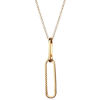 SAVICKI Колие Dualéa: позлатено сребро