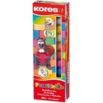 Kores Пластелин, 200 г, 10 пастелни цвята, kores "plastilina" 34016 (34016)