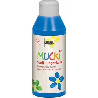 Mucki prstová farba na textil 250 ml modrá
