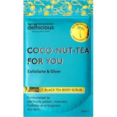 Delhicious hydratační tělový peeling pro suchou a citlivou pokožku 100 g