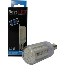 Best-LED LED žárovka E14, 6W 45W studená bílá 90BLC06CWE14