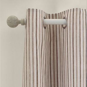 Catherine Lansfield Кафяви пердета в комплект от 2 бр. 168x183 cm Logan Stripe - Catherine Lansfield (DS/60691/W/E6672/NT)