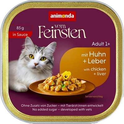 Animonda Cat Vom Feinsten Adult Kuracie a pečeň v omáčke 85 g