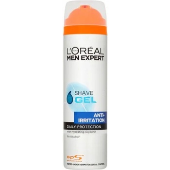 L'Oréal Men Expert Anti-Irritation Shaving Gel - Гел за бръснене против раздразнения от серията "Men Expert" 200мл