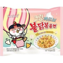 Samyang buldak ramien Cream Carbonara hot chicken pálivé kuracie rezance 140 g
