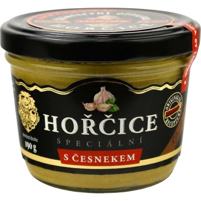 Klášterní officína Hořčice S ČESNEKEM 190 g