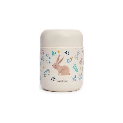 Miniland Dreamland Mini termoska na jedlo Dreamland 280 ml Zajačiky