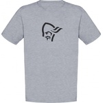 Norrøna Мъжка тениска Norrøna /29 Cotton Viking T-Shirt - Grey Melange / Caviar - размер XL (016-8193-0514)