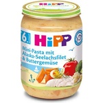 Hipp пюре Рибно меню паста с филе от треска от Аляска и зеленчуци - 190 г