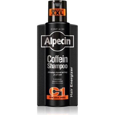 Alpecin Coffein Shampoo C1 Black Edition шампоан с кофеин за мъже стимулиращ растежа на косата 375ml