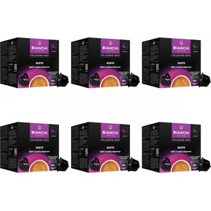 Bianchi Collezione Nero Gusto 100% Арабика 96 бр. (6 x 16 бр. ) кафе капсули система Dolce Gusto