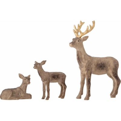 Vánoční dekorace Reindeers set 3 ks Bloomingville