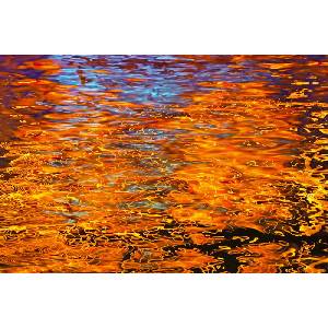 DIMEX ART Флизелинов фототапет отражение на светлината във вода 375 x 250 см