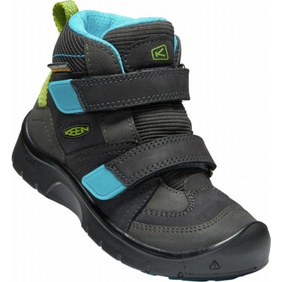 Keen Hikeport Mid Strap Wp K dětská kotníková obuv KEN12131317 magnet/greenery