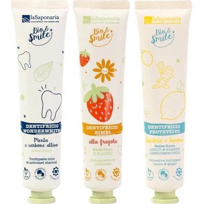 laSaponaria sada zubných pást 3 x 75 ml