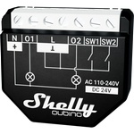 Shelly Микромодул Smart реле 2х On/Off 10A с мерител изисква неутрала Shelly Qubino Wave 2PM - 269015S (SHELLY QUBINO WAVE 2PM)