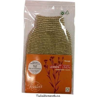 Förster´s masážní rukavice bio len hrubá