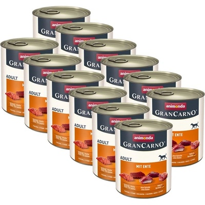 Animonda Gran Carno Original Adult bravčové a kačica 12 x 800 g