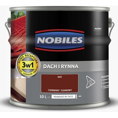 Nobiles Barva Střecha a Okap 10 l červená oxidová
