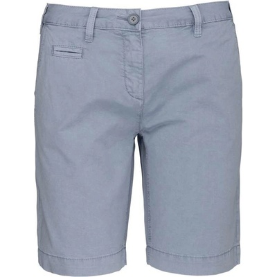 Kariban dámské bavlněné bermudy opraná kouřová modrá