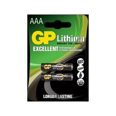 GP Batteries Литиева батерия gp cr03, aaa, 1.5v, 2 броя в блистер, gp-bl-24lf-u2