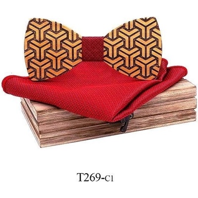 Mahoosive s kapesníčkem T269 dřevěný