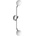 DECOR WALTHER Аплик Pep Two хром (0334600)