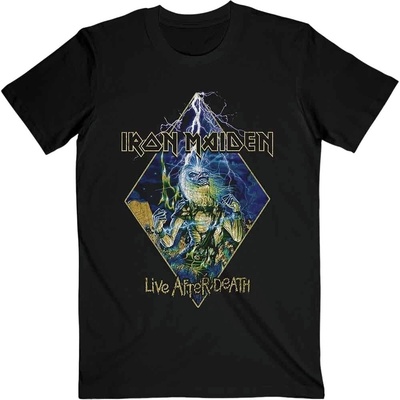 Iron Maiden Live After Death Diamond Black 2XL Риза (IMTEE115MB05)