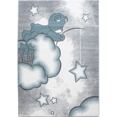 Ayyildiz Синьо-сив детски килим 140x200 cm Kids - Ayyildiz Carpets (KIDS1402000580BLUE)