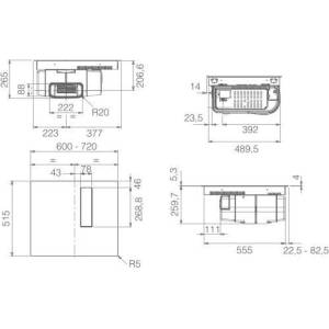 Elica NikolaTesla Fit 3Z Back Exit BL/F/72 (PRF0187246)