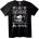 NOONEBRAND Тениска Коледен Череп и Колела - S, Black