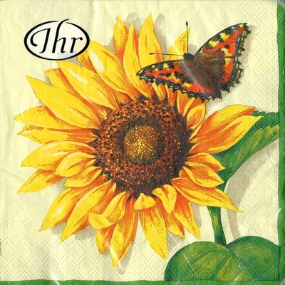 IHR Servítky veľké Slnečnica 33x33cm