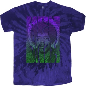 Jimi Hendrix Swirly Text (Wash Collection) Blue M Риза (JHXTS25MDD02)