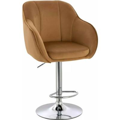 LuxuryForm Design Avola Velur na striebornom tanieri medová
