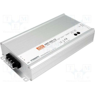 MEAN WELL HEP-600-12 Napájecí zdroj: spínaný; k vestavbě,modulový; 480W; 12VDC; 20÷40A