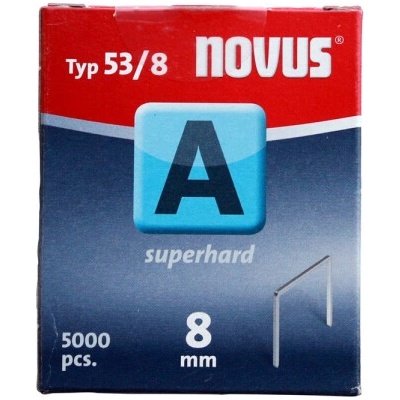 Novus Скоби за такери Type A53 Superhard, 11.3х8х0.75 мм, 5000 бр. Novus (042-0517)