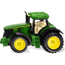 John Deere Traktor s čelním nakladačem Na pole KOV