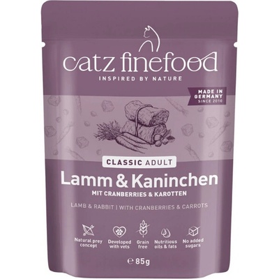 Catz Finefood No.11 jahňacie & králik 85 g
