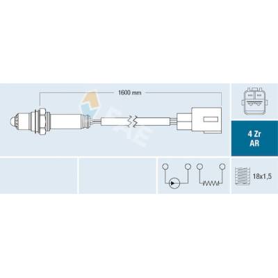 Lambda sonda FAE 75651